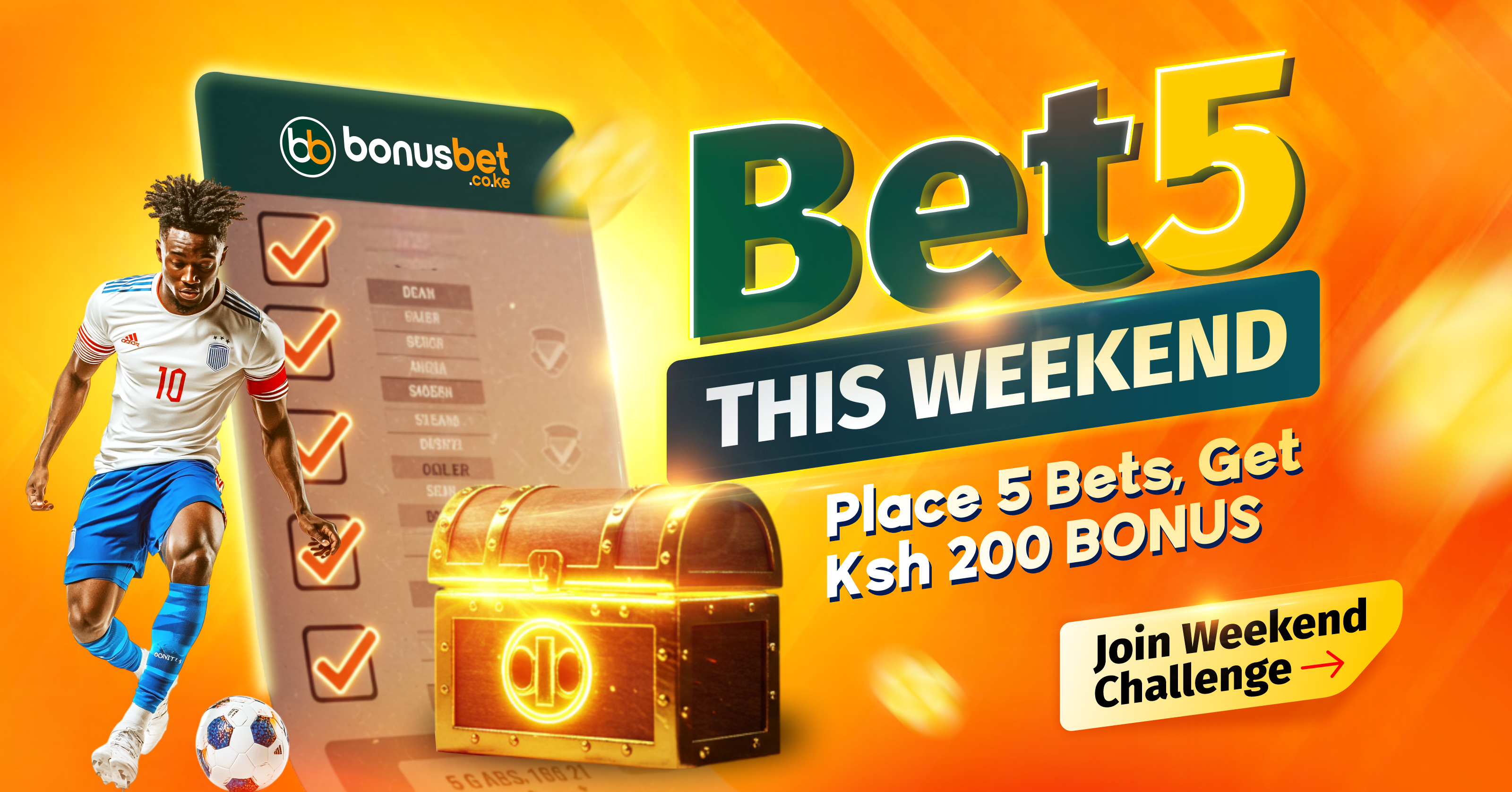 Bet 5 Bonus Promotion
